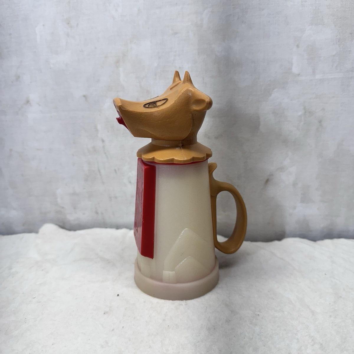 Whirley Moo Cow Creamer Dispenser Heavy Plastic Vintage