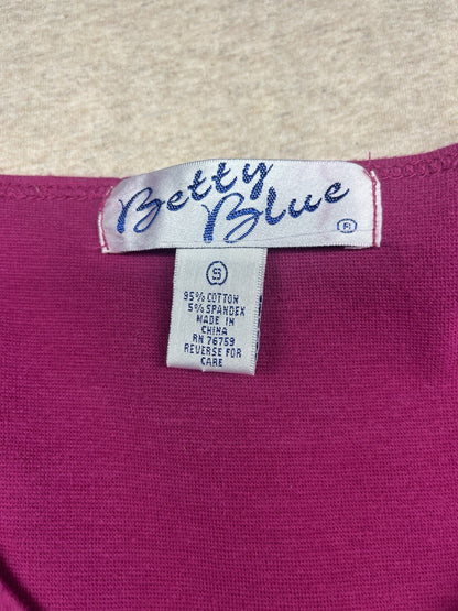1990s Women’s Pink L Sleeve Knit Body Suit