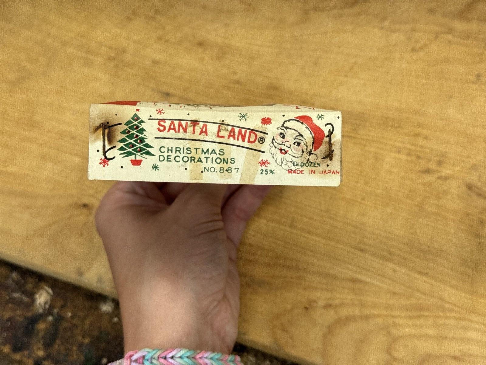 Vintage Mini Christmas Tree Ornaments #1090