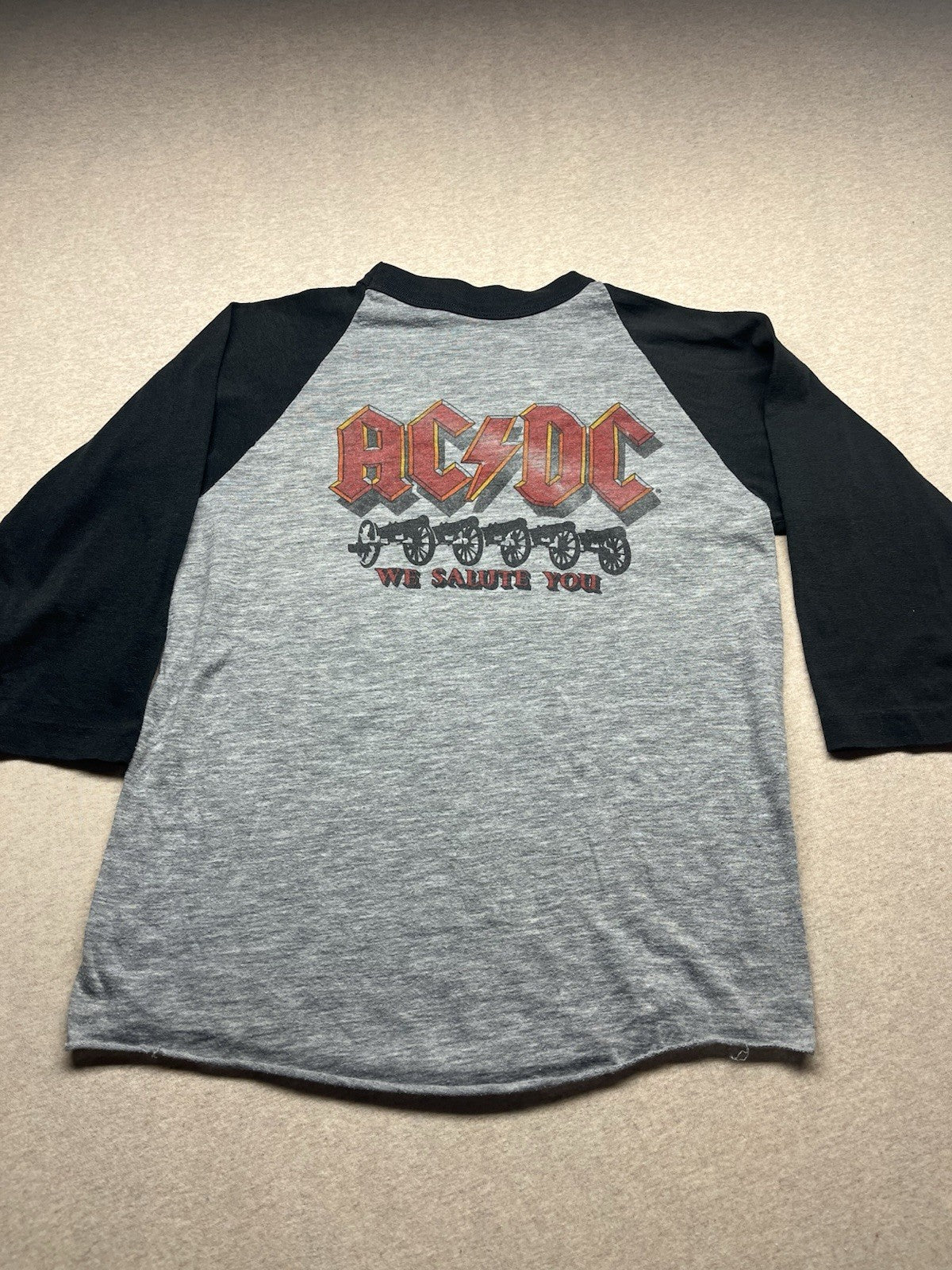 1980s ACDC Distressed Size Medium Men’s Shirt
