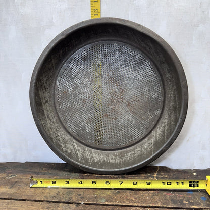 Metal Large Strainer Sifter Antique 