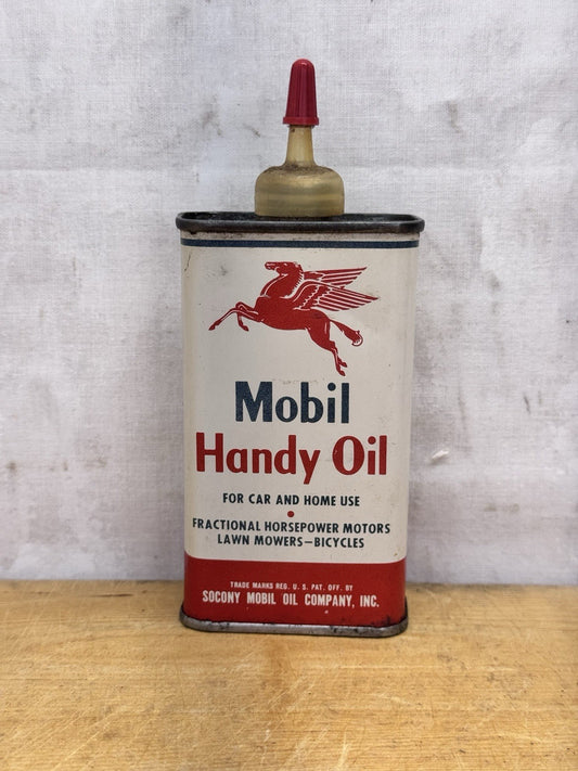 Mobil handy oiler Vintage Tin #1122