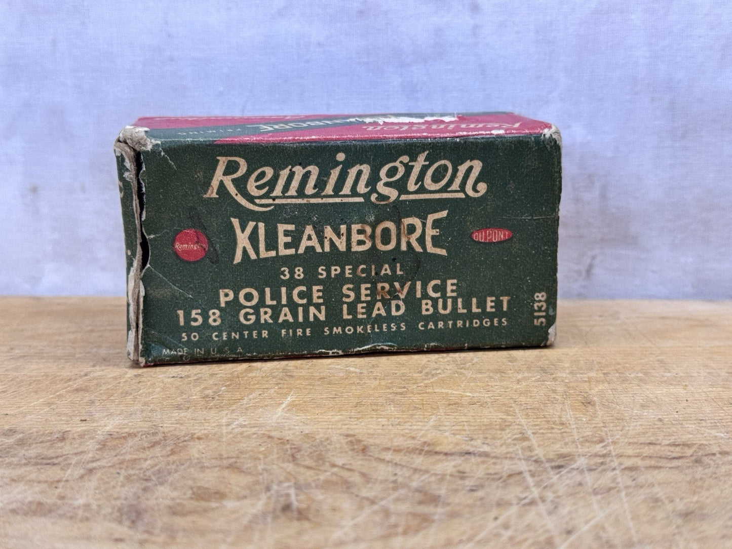 Remington 38 Service Police Special EMPTY Box #1285