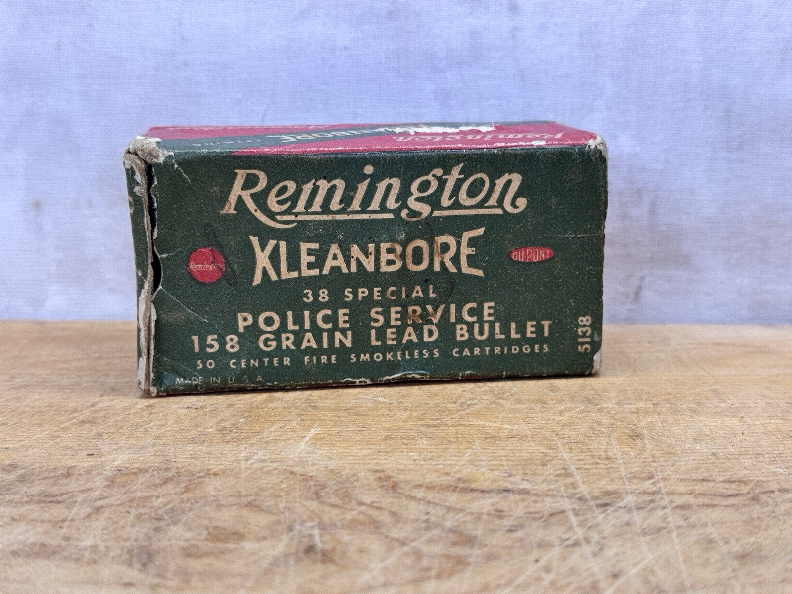 Remington 38 Service Police Special EMPTY Box #1285