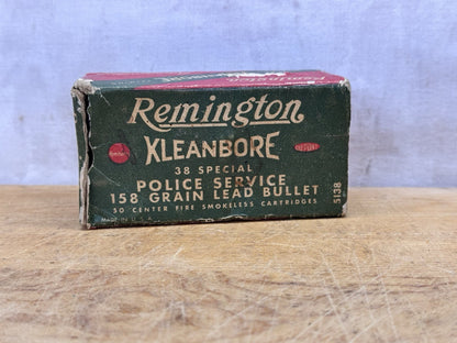 Remington 38 Service Police Special EMPTY Box #1285