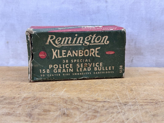 Remington 38 Service Police Special EMPTY Box #1285