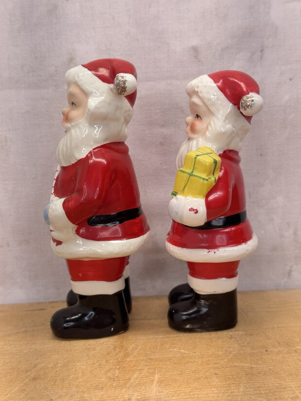 Ceramic Santa clause Figurines Made In Japan #1140