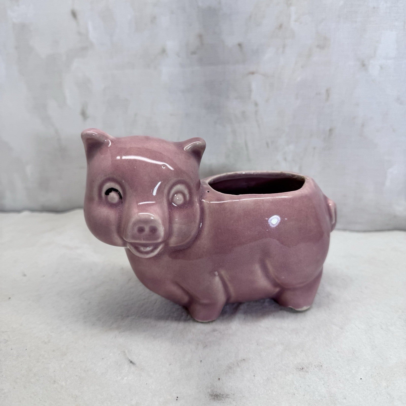 McCoy Pottery Pink Pig Planter Vintage