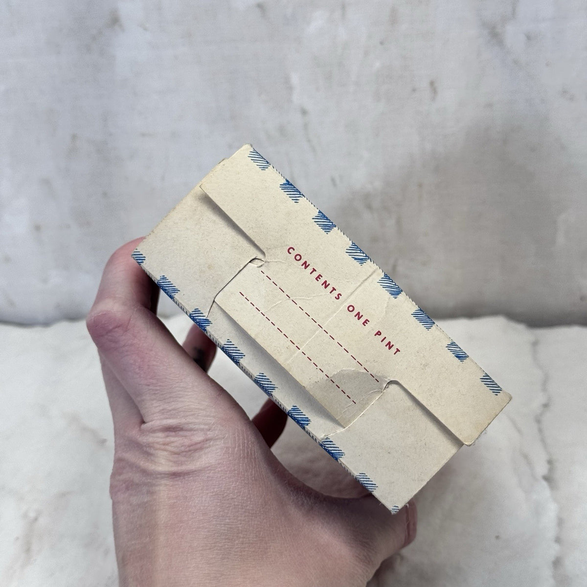 Spotless Frozen Food Carton Empty Vintage Box