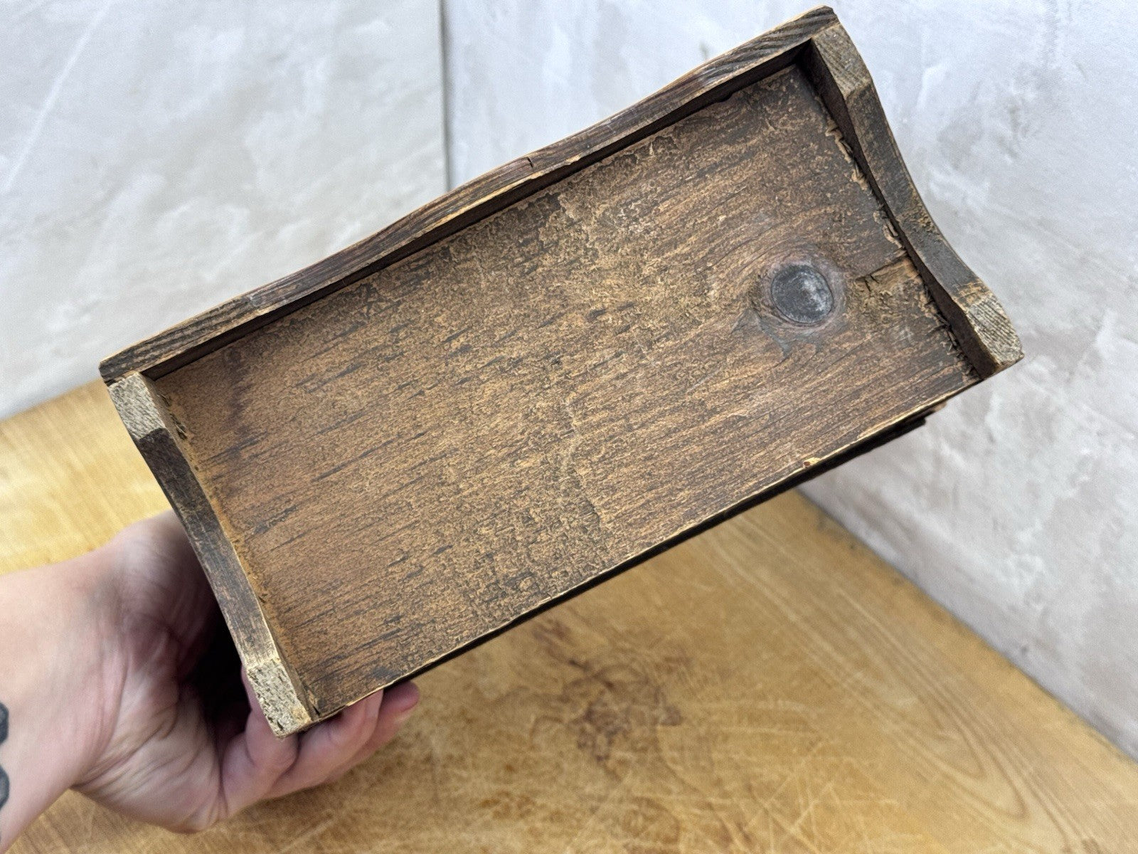 Mini Toy Dry Sink Primitive 1850s Doll #1157