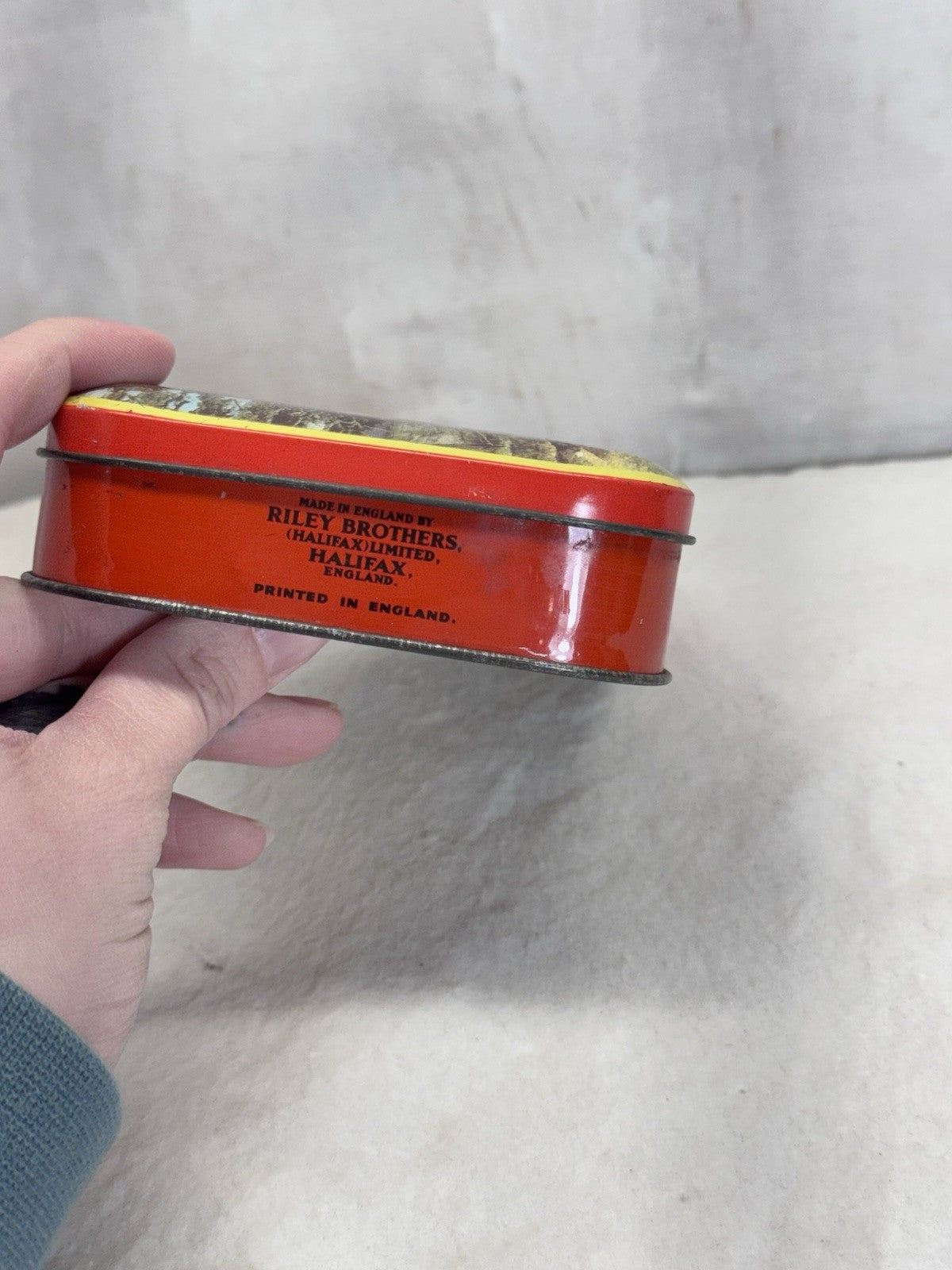 Riley’s England Toffee Tin Empty Vintage