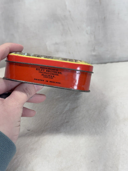Riley’s England Toffee Tin Empty Vintage
