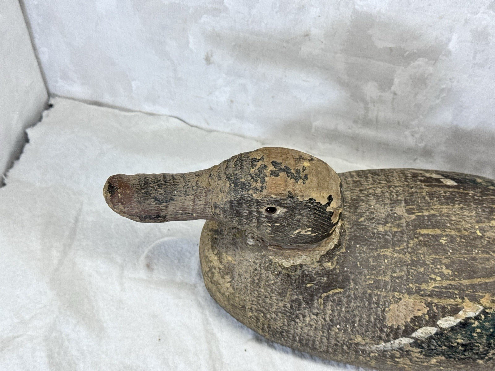 Vintage Wooden Hunting Duck Decoy 