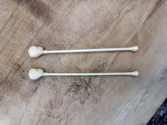 Vintage Skull 1950s Swizzle Stir Sticks #1472