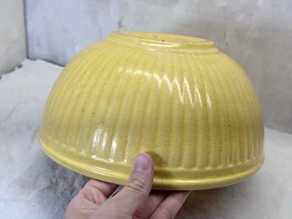 Red Wing Yellow Pottery Mixing Bowl Vintage  #S-1911