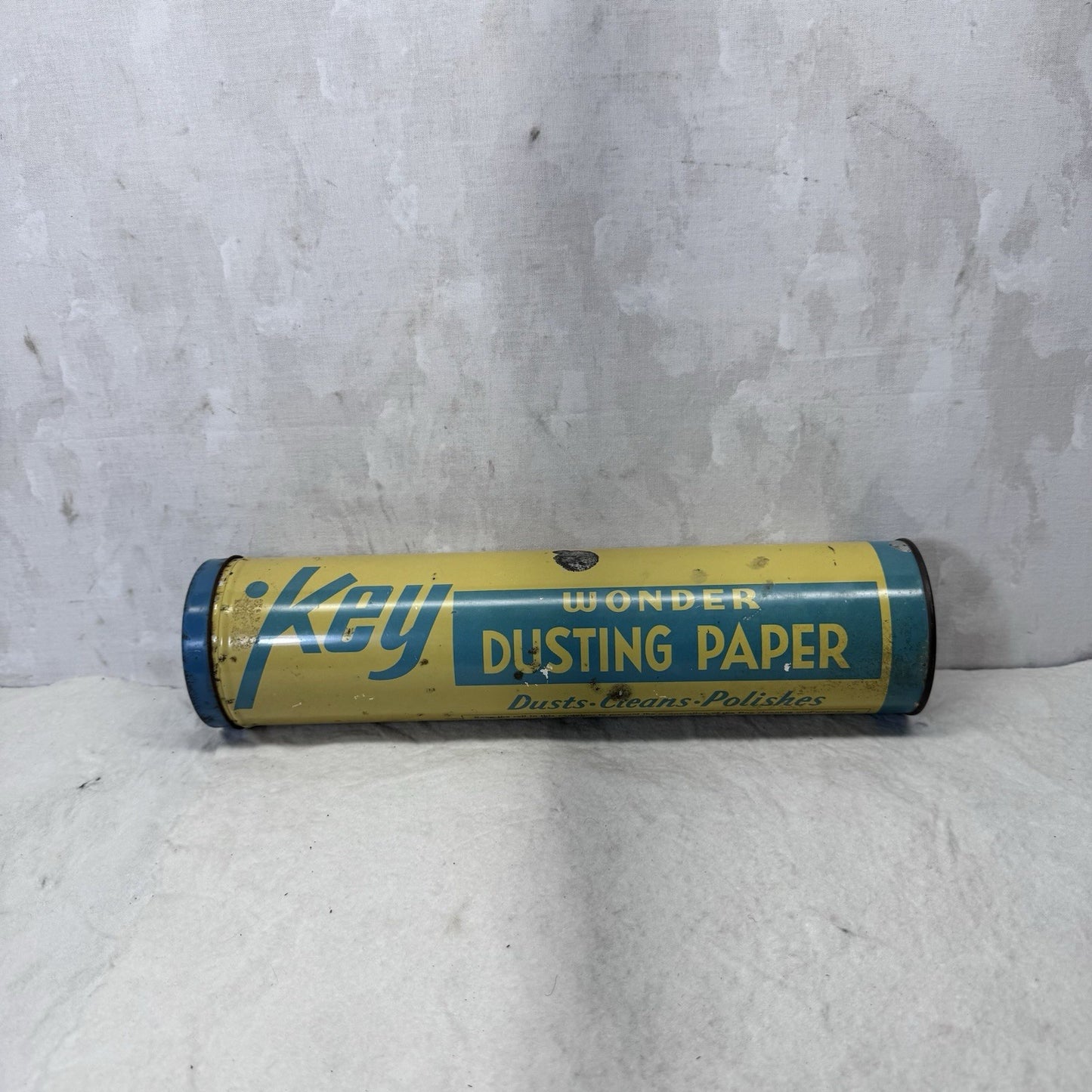 Key Wonder Dusting Paper Tin NOS Vintage