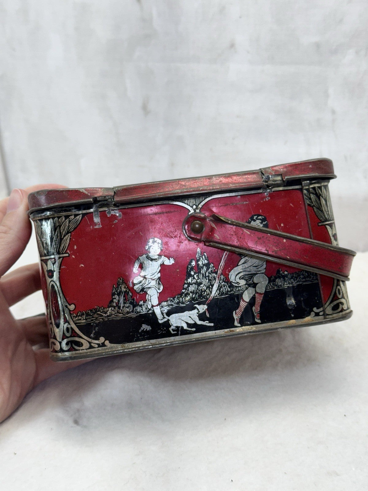 Child’s Tin Small Lunch Box Vintage