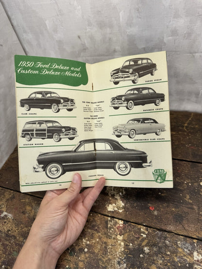 Vintage 50 Ford Pamphlet #1009