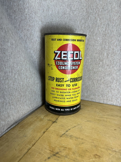 Zecol  Cooling System Empty Tin Vintage