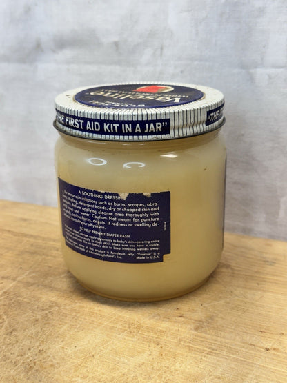 Vintage Vaseline Glass Jar #1451