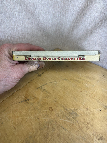English Ovals Empty Vintage Tobacco Tin