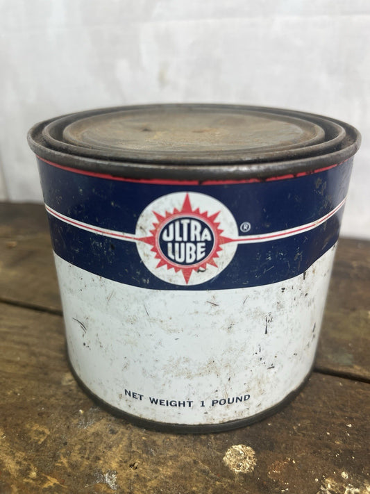 Vintage Mancave Ultra Lube Tin