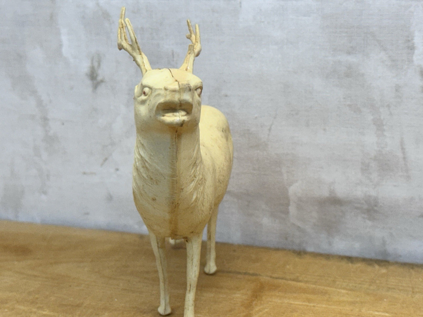 Plastic Reindeer Vintage Christmas #1054