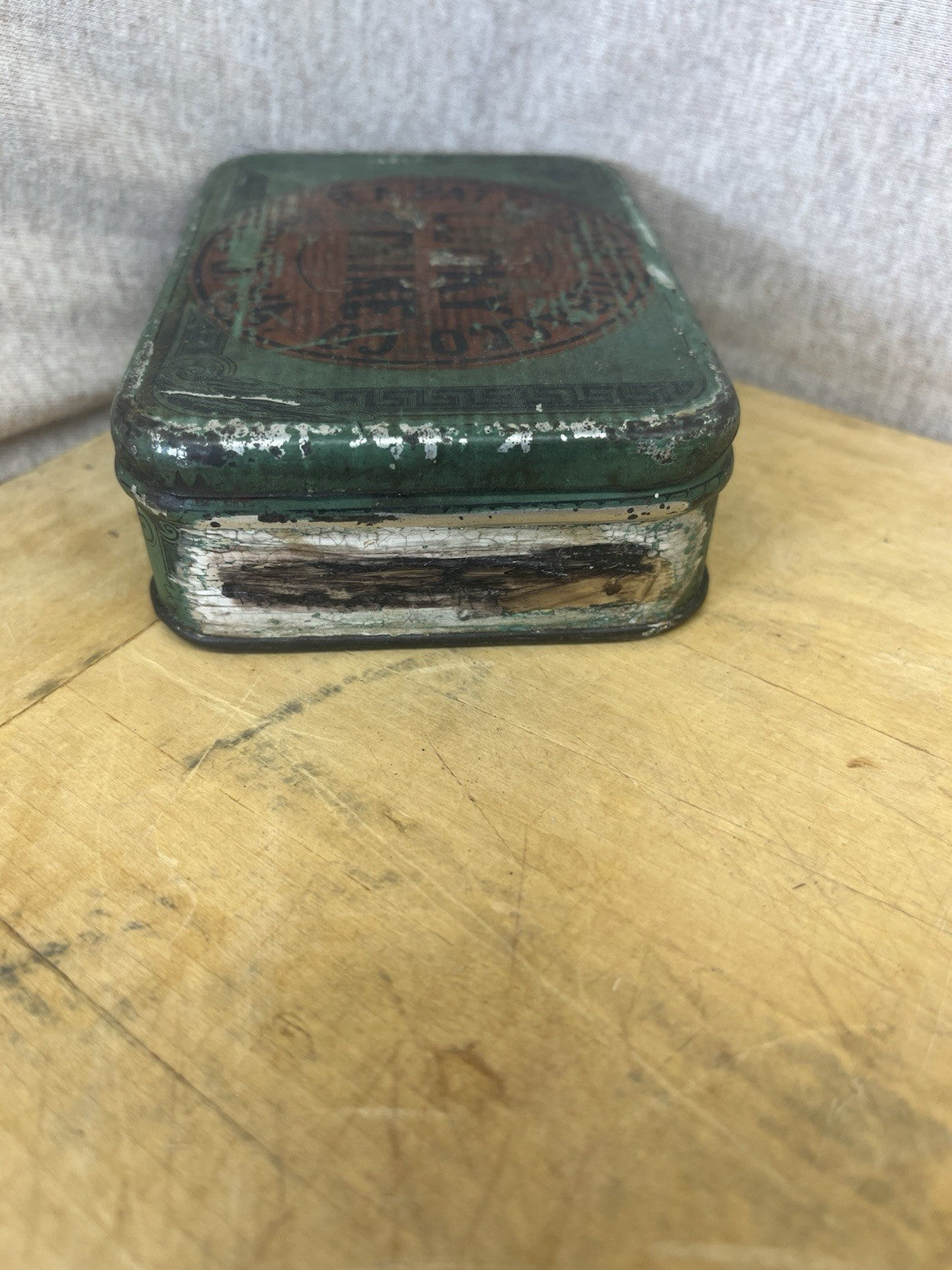 Lucky Strike Empty Tobacco Tin Vintage 
