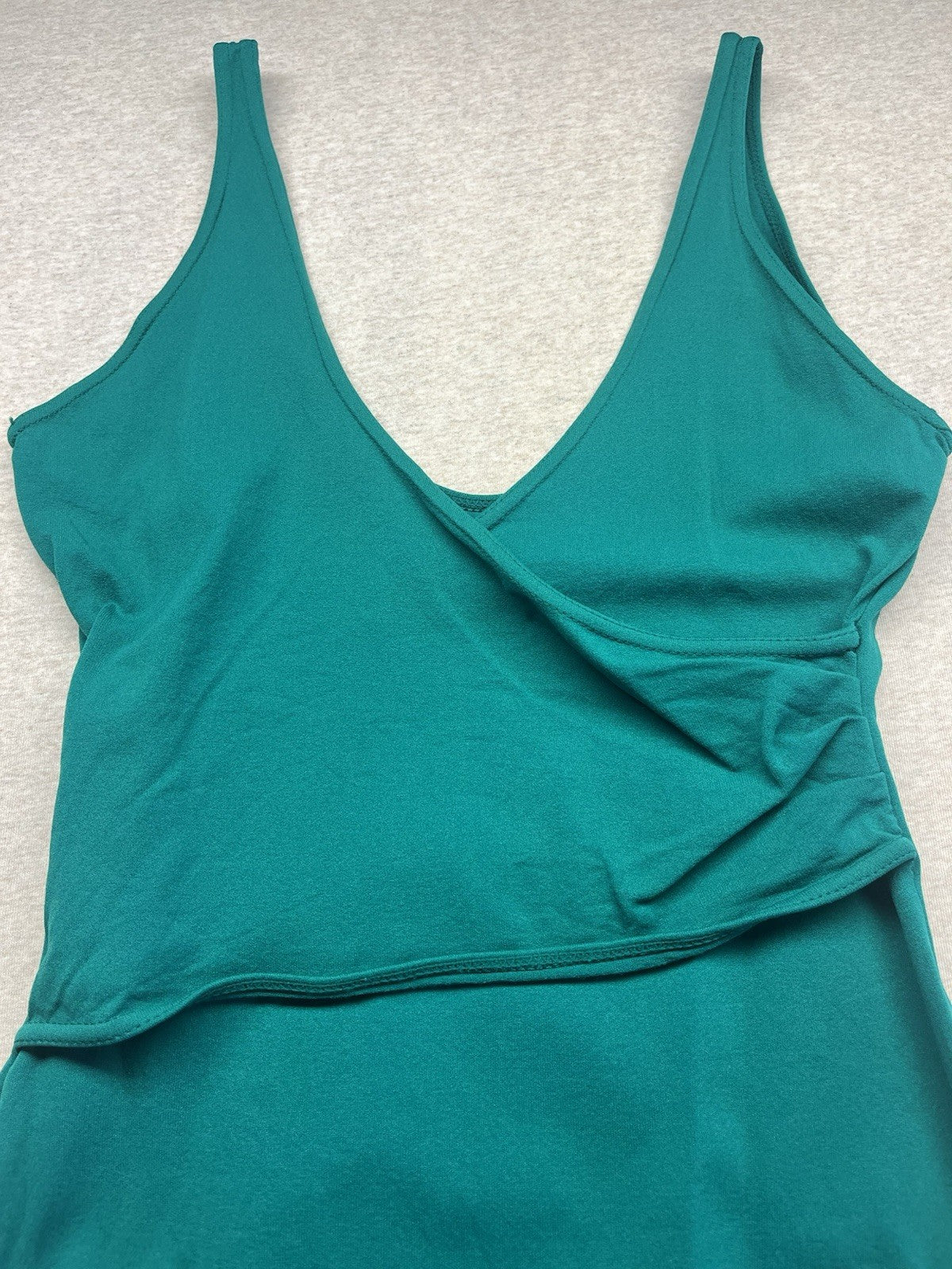 1990s Women’s Green Knit Sleeveless Body Suit
