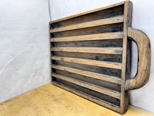 Coin Slot Organizer Primitive Drawer Wooden #1146