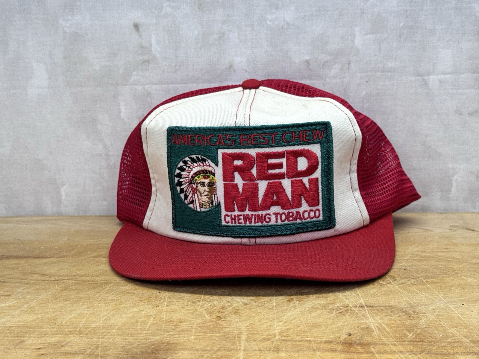 Red Man Vintage SnapBack Hat #1180