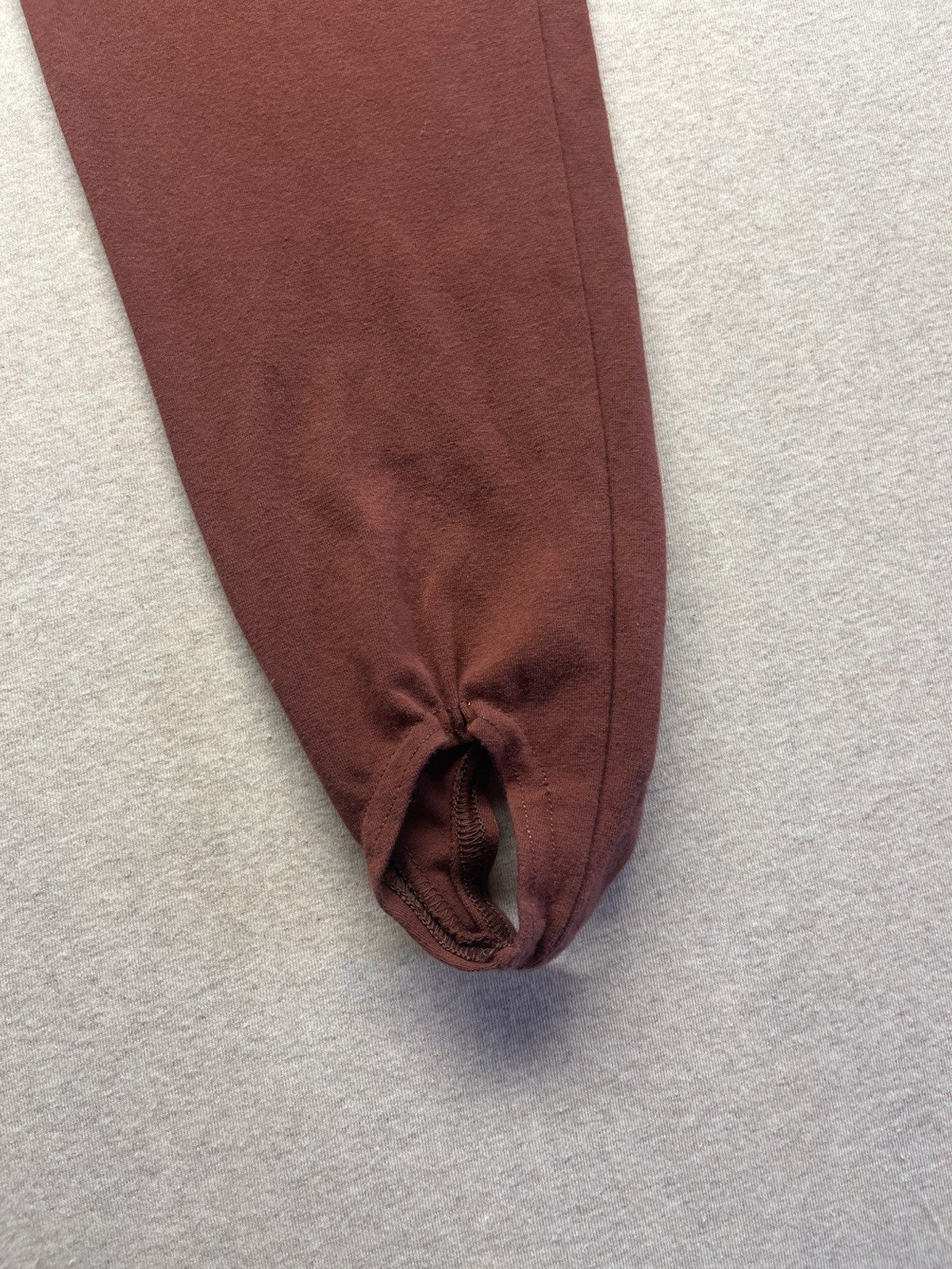 1980s Women’s Brown Knit Stirrup Pants