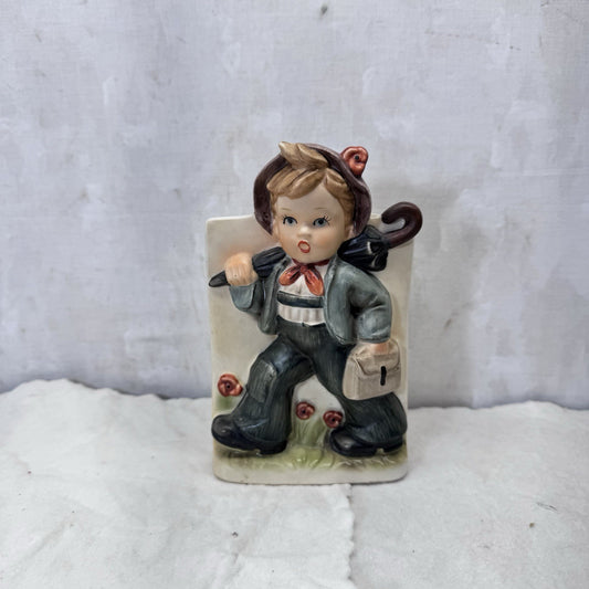 Napcoware Little Boy Planter Vintage 