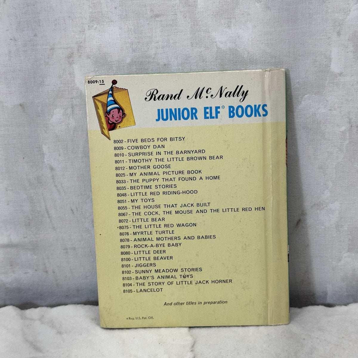 Cowboy Dan A Rand McNally Junior Elf Book Vintage 