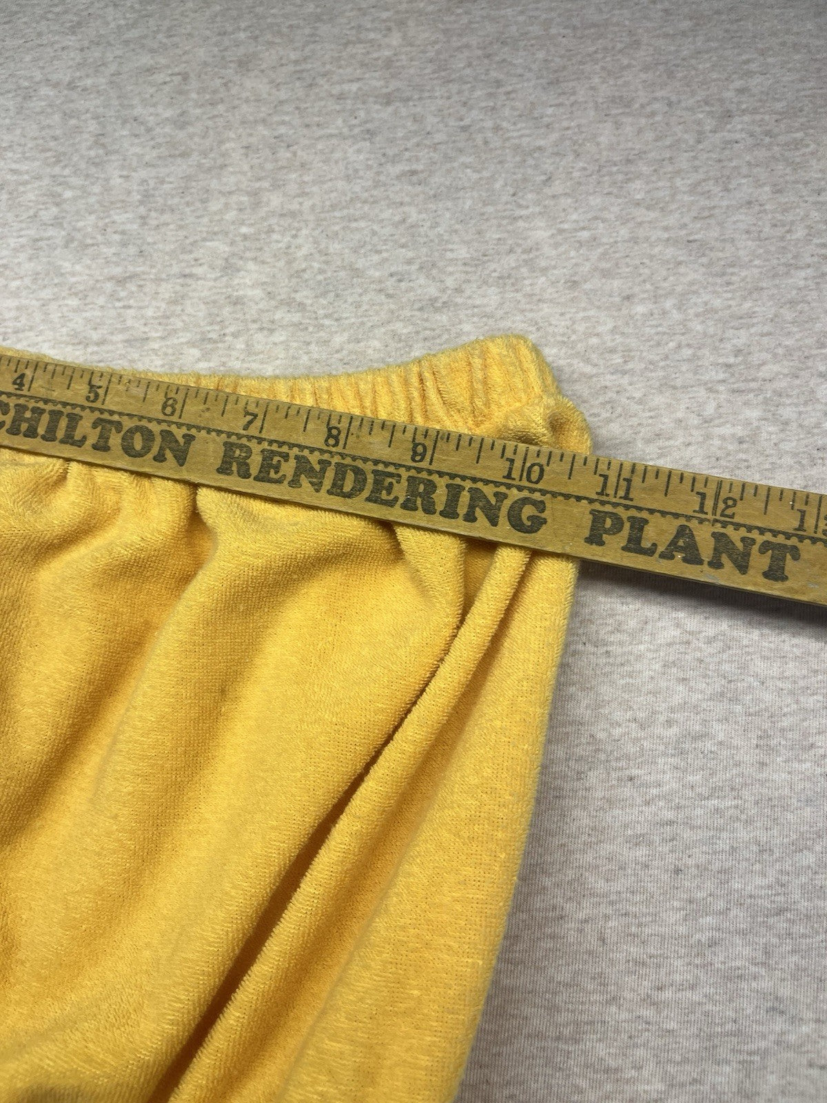 1970-80s Women’s Yellow Terry Cloth Romper 
