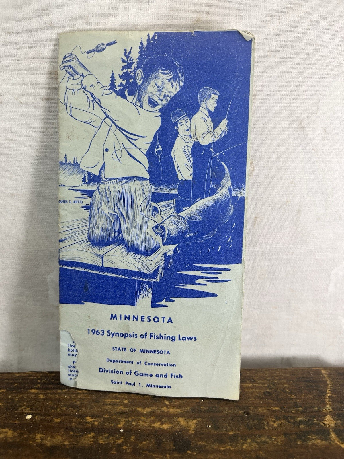 Minnesota 1963 Fishing Laws Pamphlet 