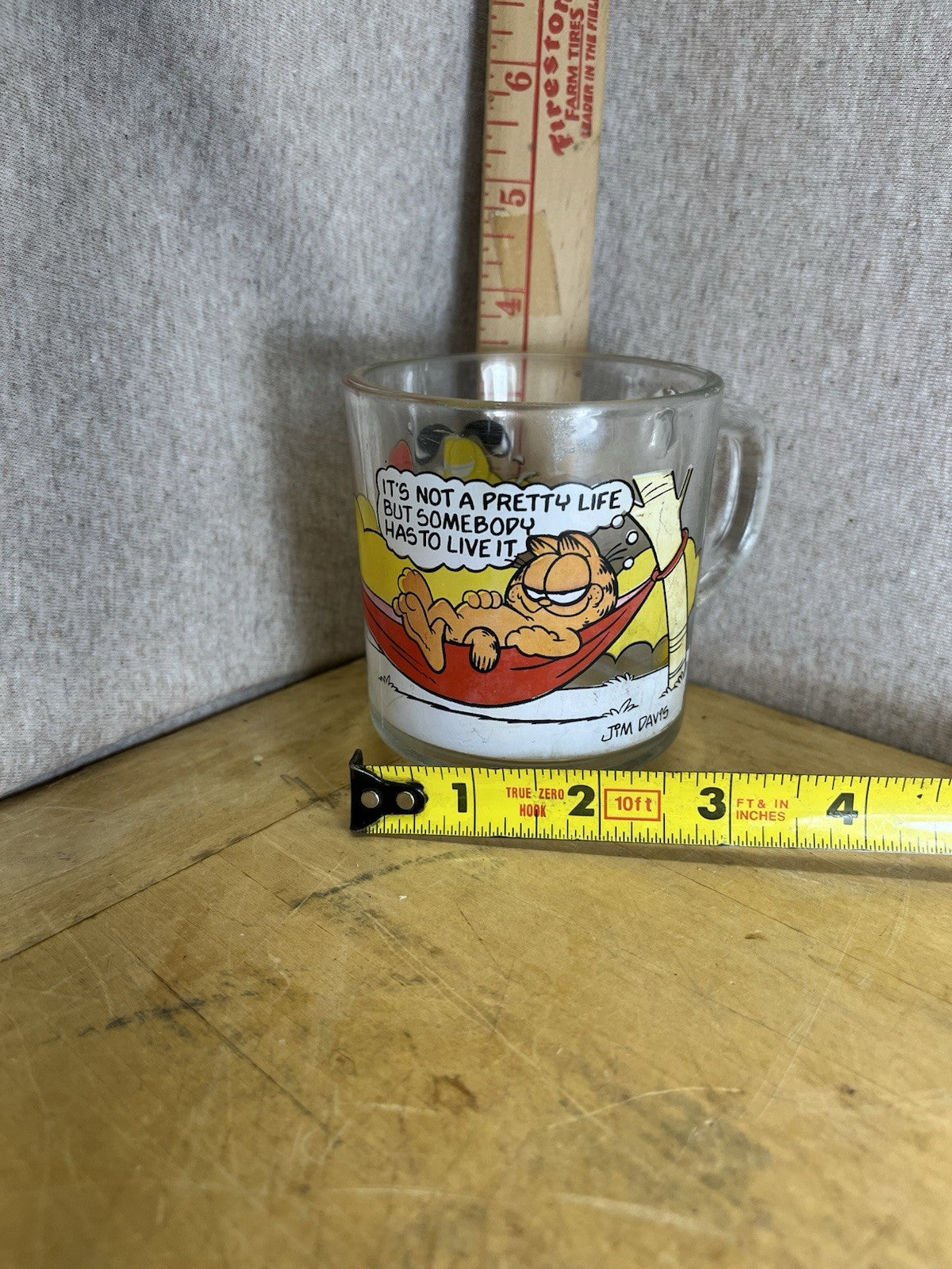 Garfield Mc Donald’s Vintage Glass Mug