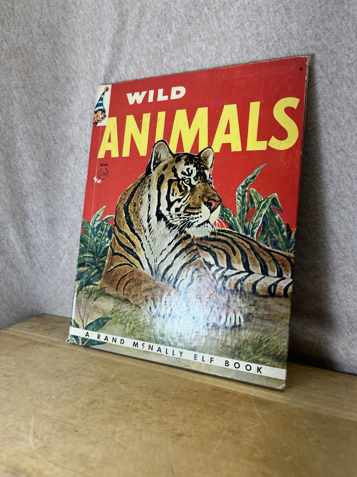 Wild Animals Child Hardcover Rand McNally Book Vintage