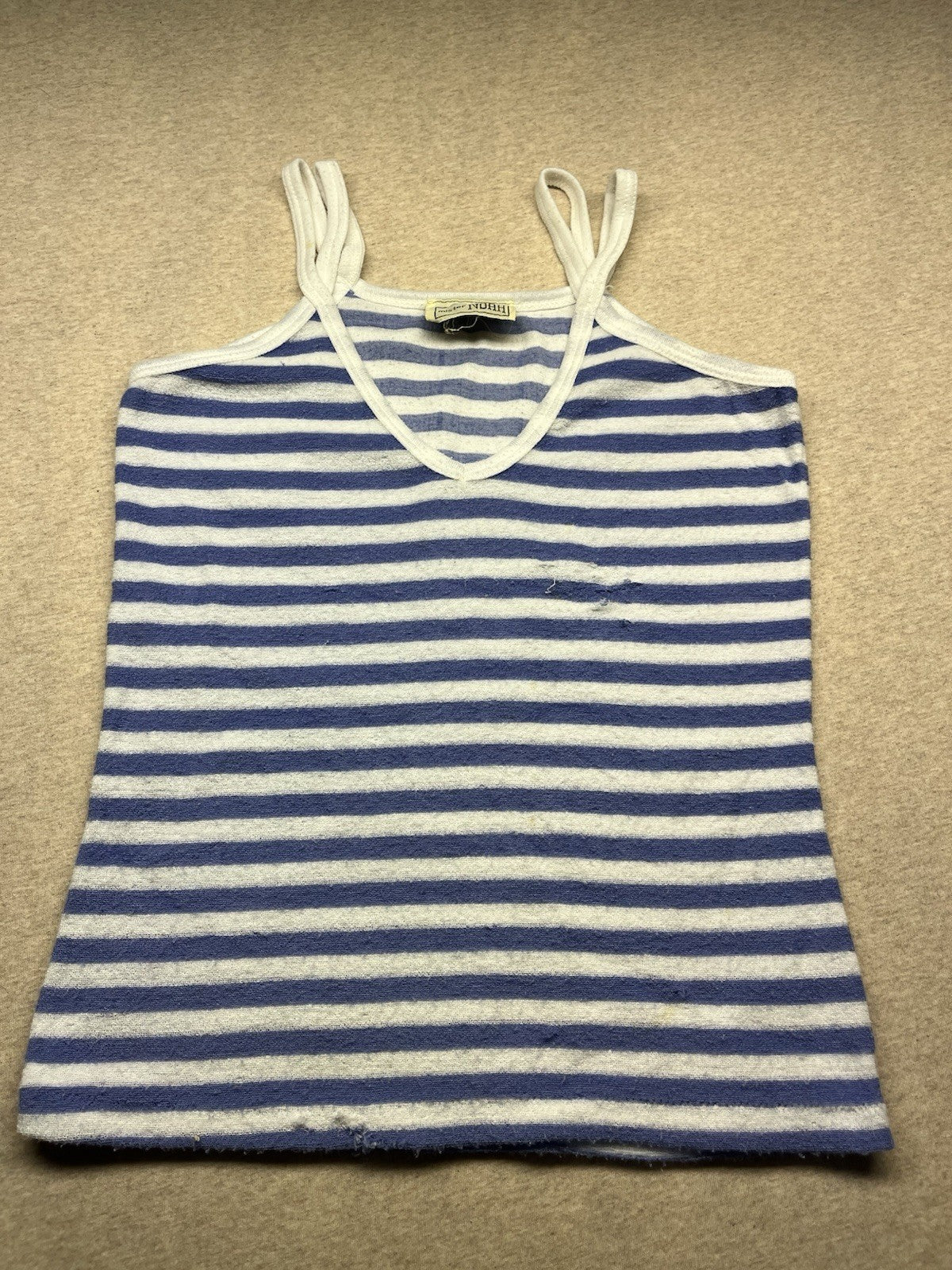 1980-90s Women’s Terry cloth Straps W/stripes