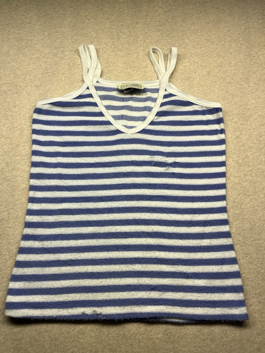 1980-90s Women’s Terry cloth Straps W/stripes