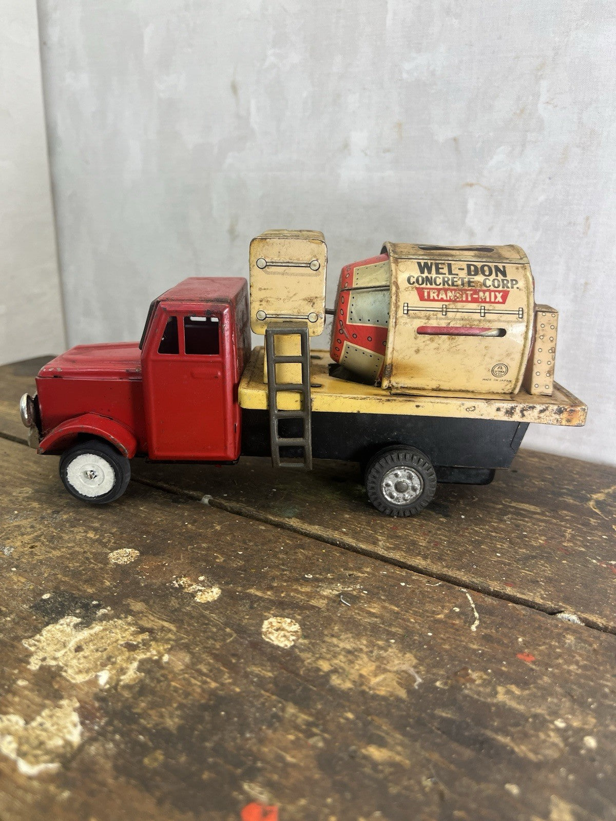 Tin Litho Cement Truck Non Working