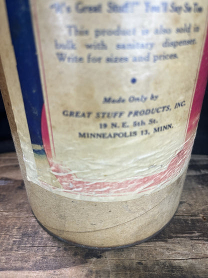 Vintage Great Stuff Double Q Composite Hand Cleaner
