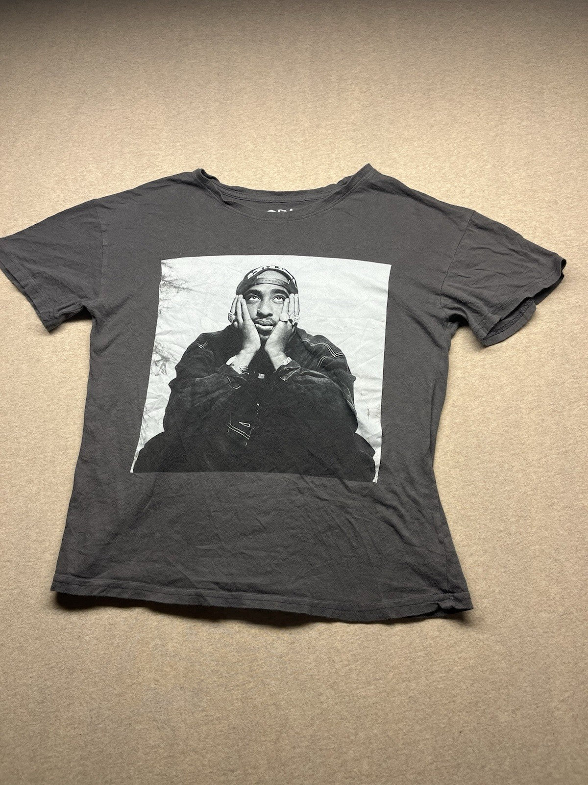 2Pac Grey Tshirt Medium 