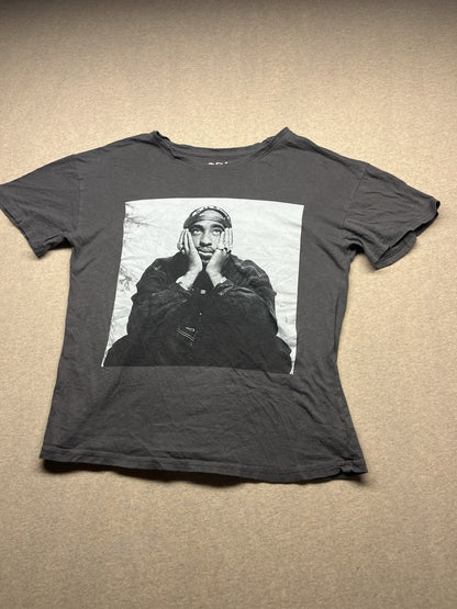2Pac Grey Tshirt Medium 