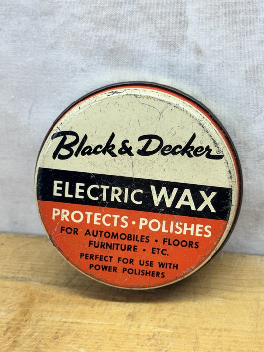 Black & Decker Electric Wax Vtg Tin #1324