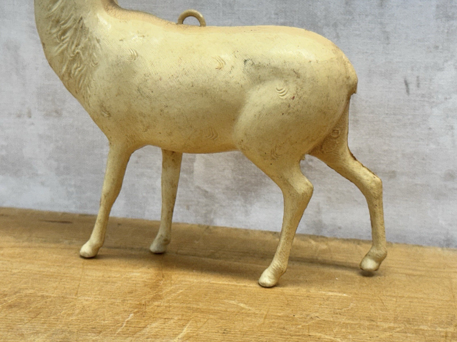 Plastic Reindeer Vintage Christmas #1054