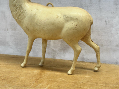 Plastic Reindeer Vintage Christmas #1054