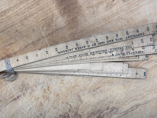 The Franco Prussian Model Scale Heavy Paper Measure #S1520
