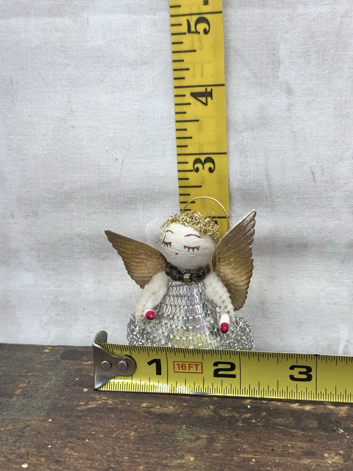 Antique Christmas Angel Ornament Japan  #1274