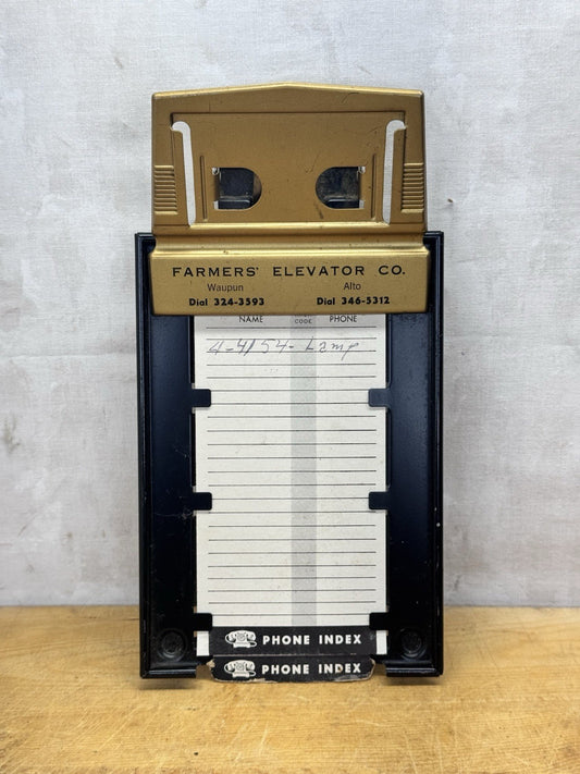 Farmers Elevator Co. Waupun And Alto Wisconsin Advertisement #1334
